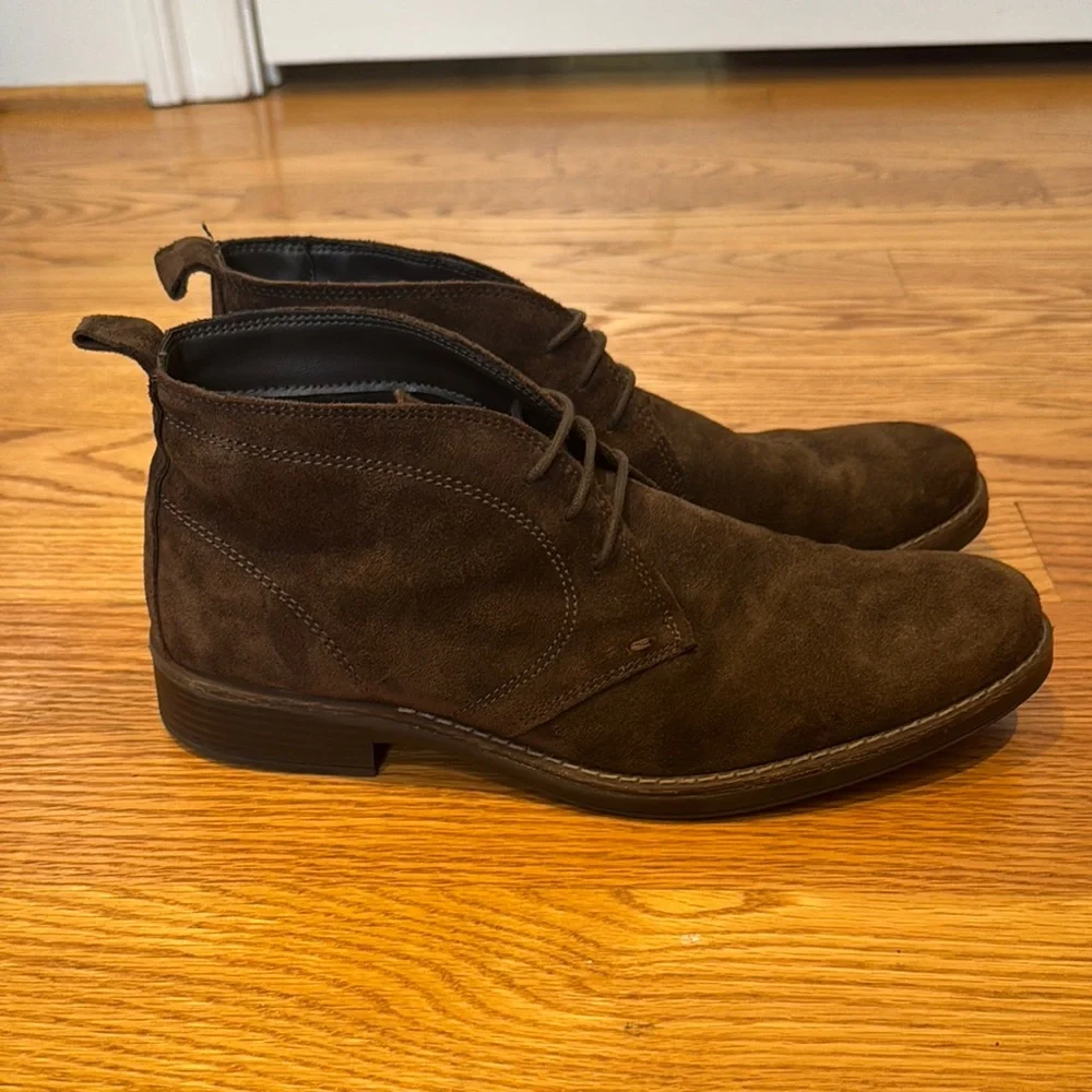 Nordstrom Brown Suede Chukka Boots - Picture 3 of 8